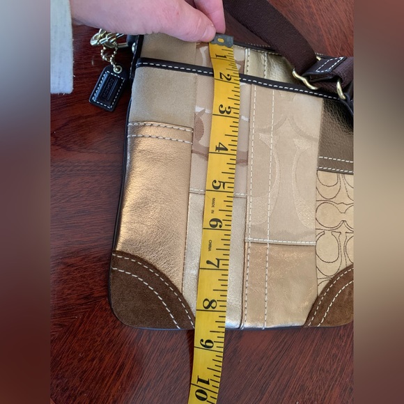 Coach Patchwork Swingpack Messenger Cross Body Handbag - Picture 12 of 14